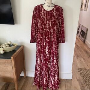Sold! Soft surroundings Floral Maxi Dress